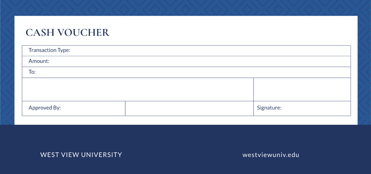 Free School Cash Voucher Template to Edit Online