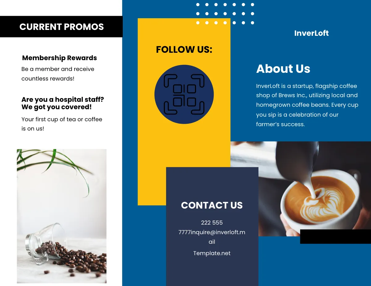 Free Startup Brochure Template to Edit Online