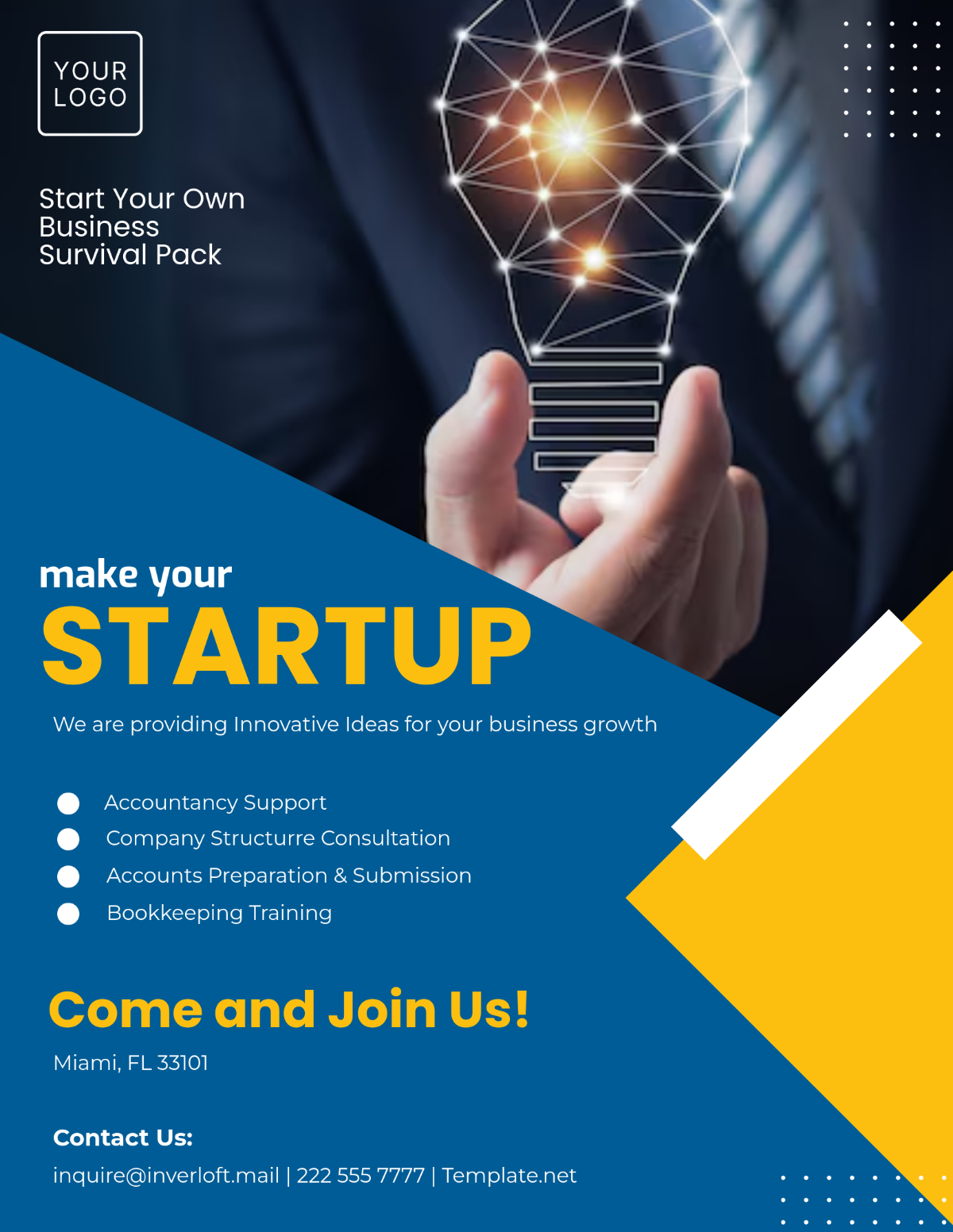 Free Startup Flyer Template to Edit Online | Template.net