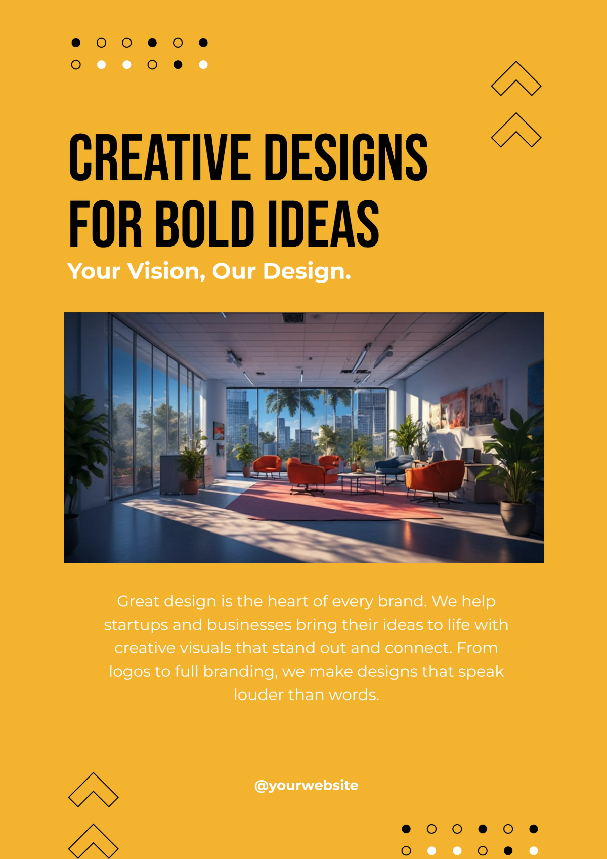 Free Startup Graphic Design Poster Template to Edit Online