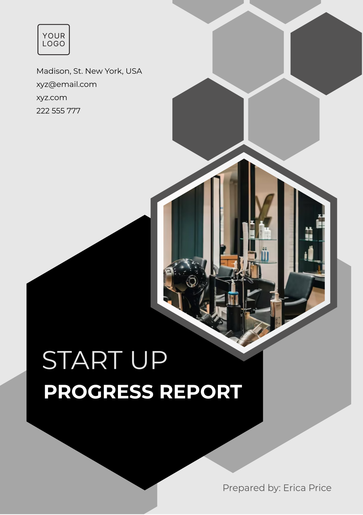 Free Startup Progress Report Template to Edit Online