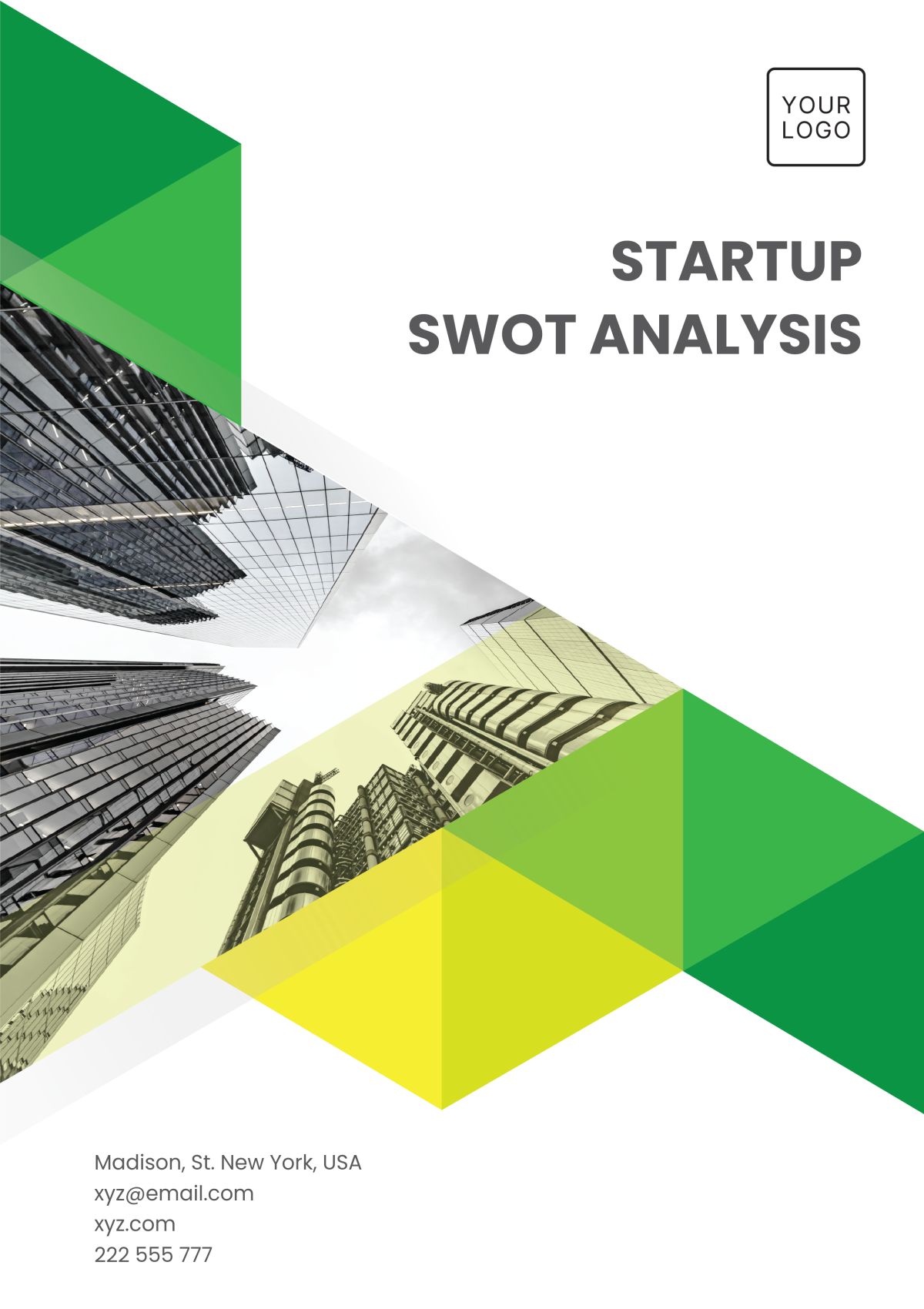 Free Startup SWOT Analysis Template to Edit Online